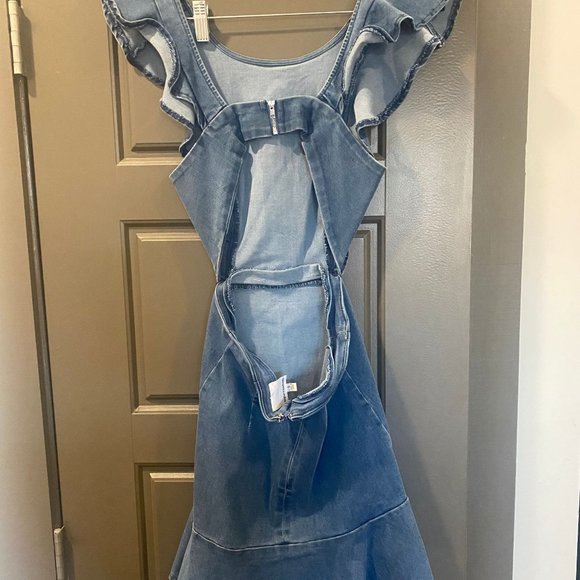 Skylar + Madison Blue Mini Dress - Picture 5 of 5